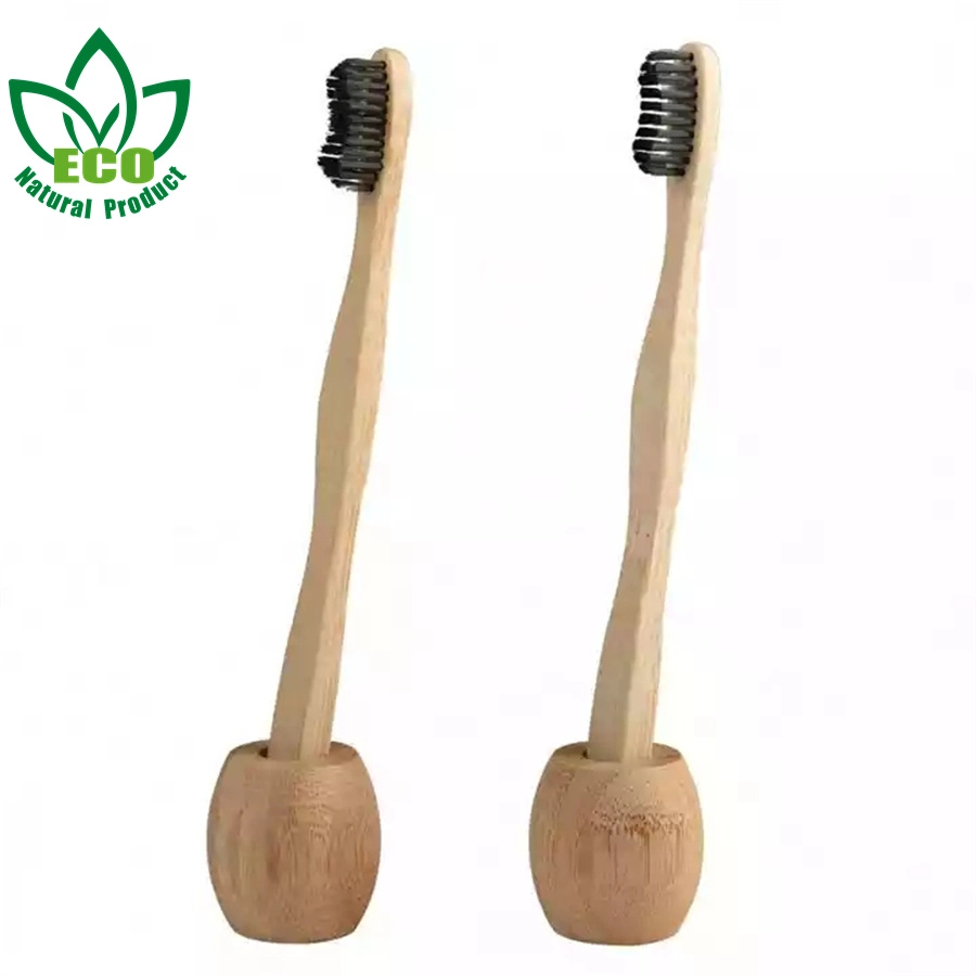 Nuevo estilo ecológico 100% de bambú natural Cepillo de Dientes Soporte Soporte