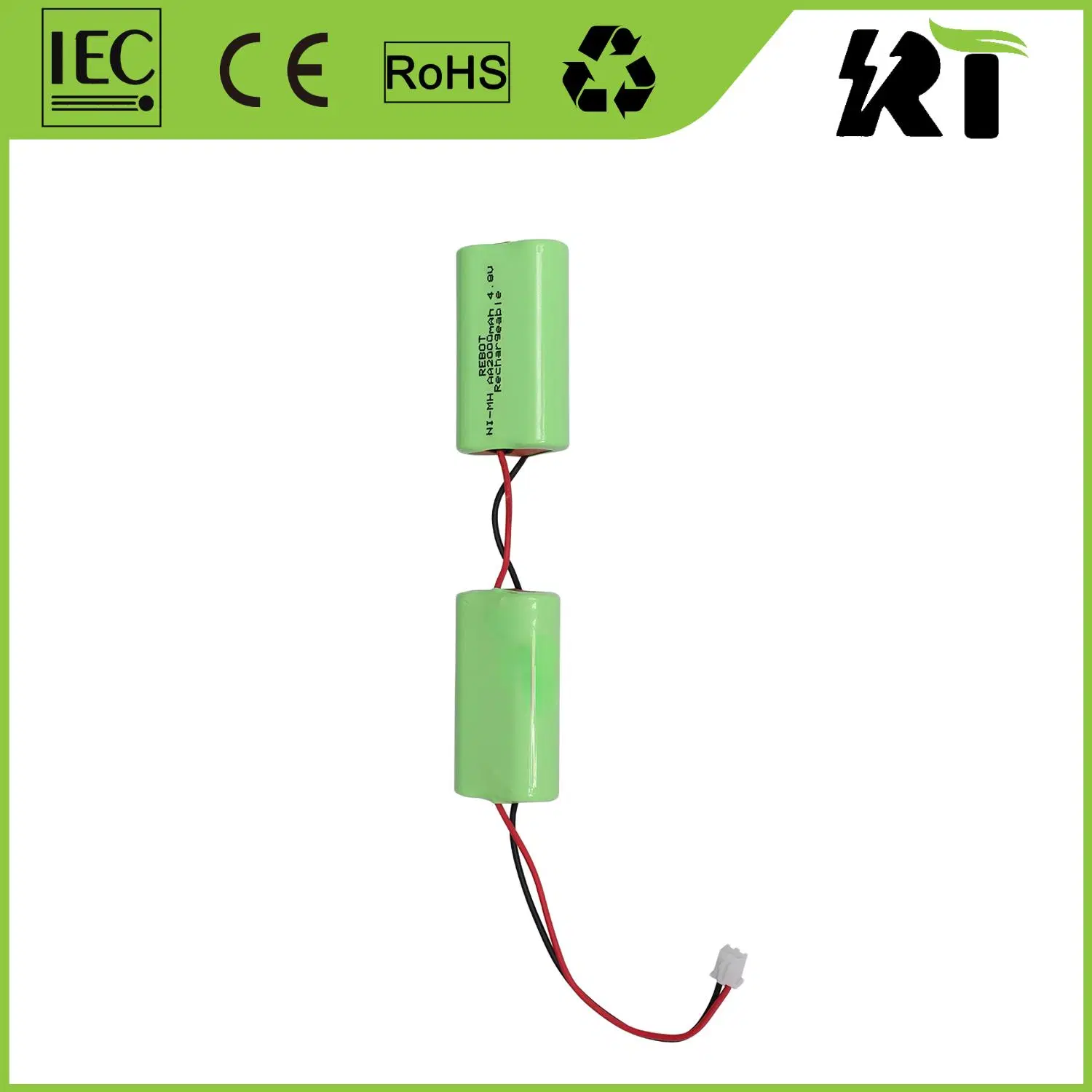 Rebot celda 2.2ah batería NiMH 1,2V 2200mAh AA de 6V/SC/D Batería Recargable