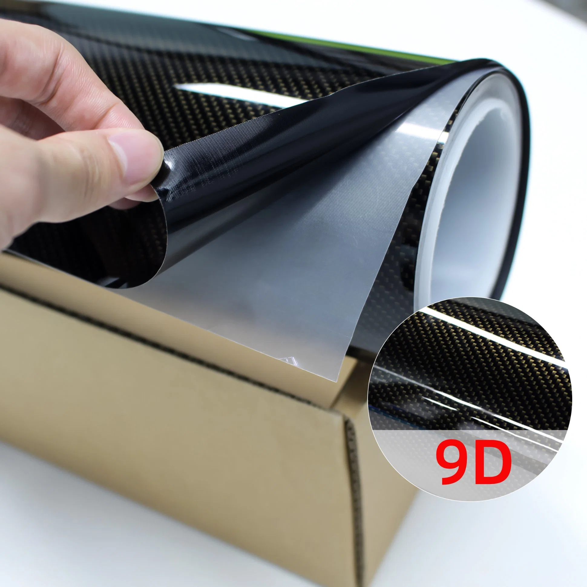 Bunte 3D 5D 7D 9d Carbon-Faser Dekorative Auto Vinyl Ppf-Film