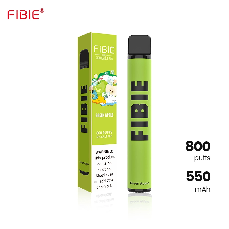 Fibie Vape воздуха устройство для курящих воск испаритель курильщика отшелушивающей подушечкой бар 800 puffs одноразовые Mini E сигарет