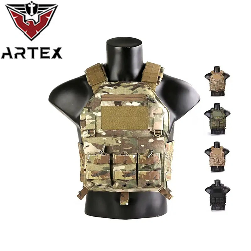 500d Nylon Cordura Camouflage Multicam Vest Outdoor Placa de combate táctico da Operadora Vest com estilo 420