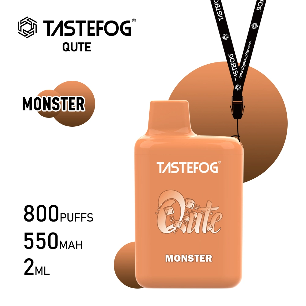 Tastefog Nuevo Estilo 800 caladas 2% 2ml Sabores de Frutas Kit de Vapeo Desechable en Venta Caliente