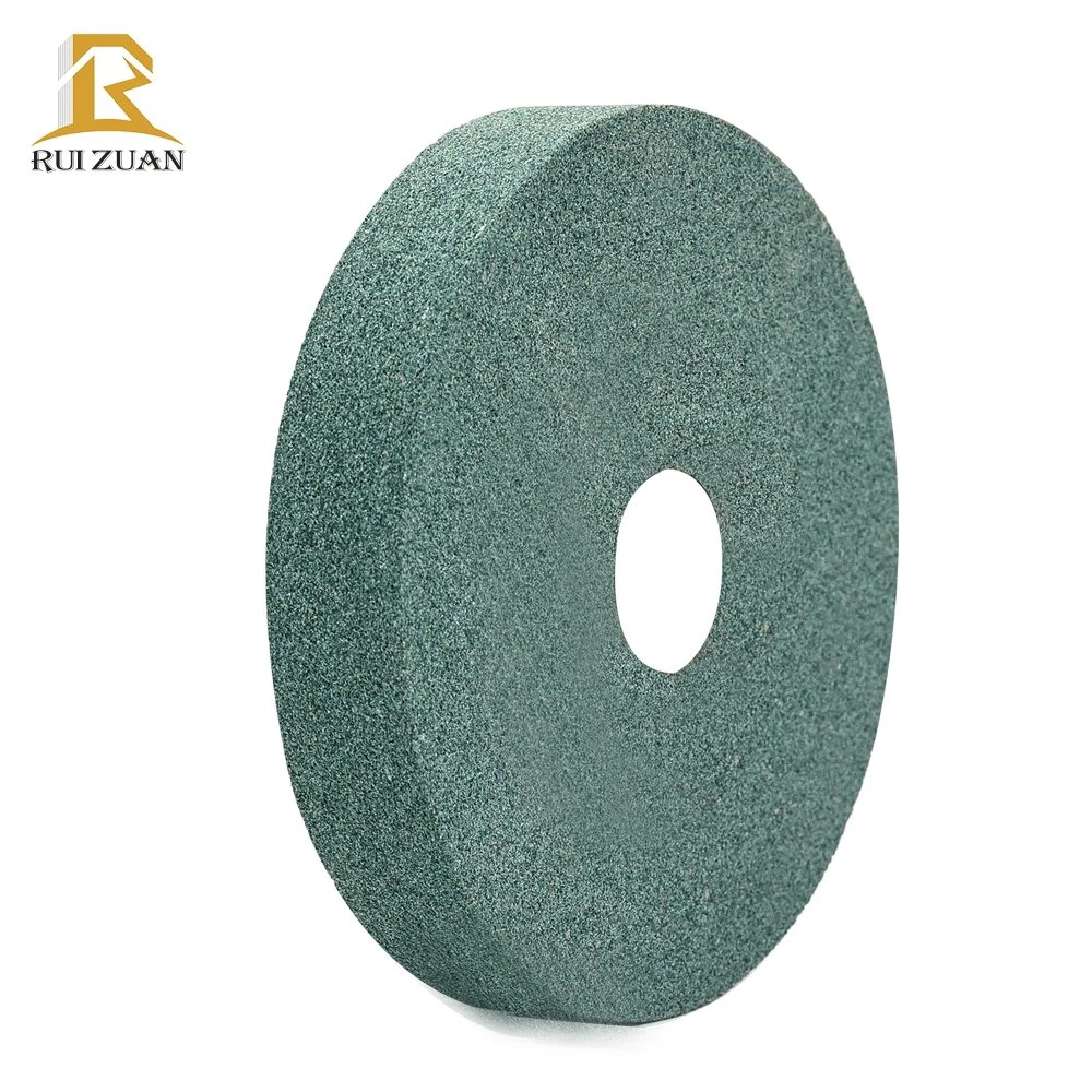 Abrasive Vitrified Ceramic Aluminum Oxide Corundum Green Silicon Carbide Grinding Wheel for Cast Iron Non-Ferrous Metals Carbide