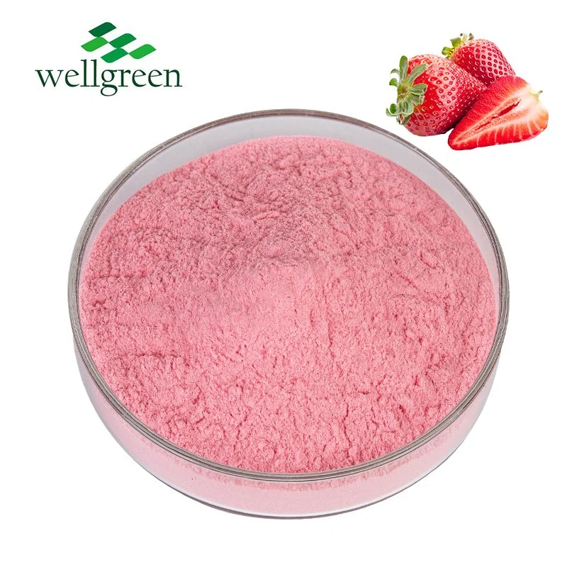 Natural saudável sabor alimentos adições Strawberry pó