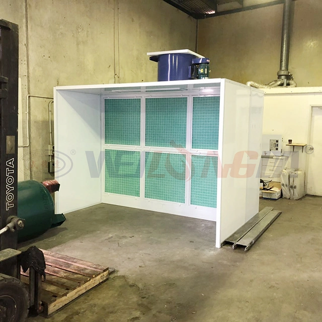 Wld-of Open Face Booth Portable Spray Booth Small Paint Booth Mini Painting Booth Preparation Station Dust Free Open Face Spray Booth Industrial Open Face