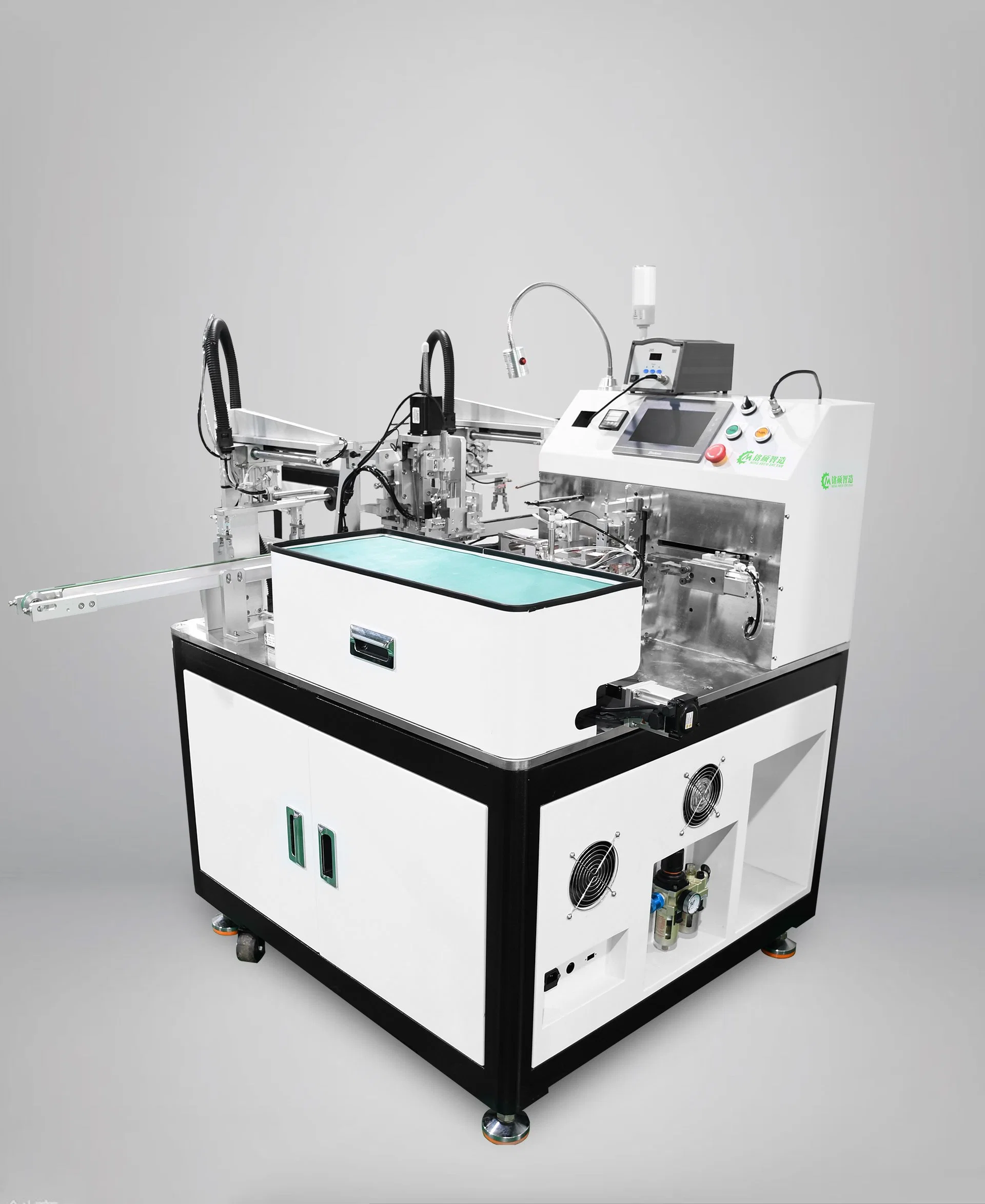 Factory Made Fully Automatic Cable Wire Cutting Stripping Tinning Wire Soldering Machine