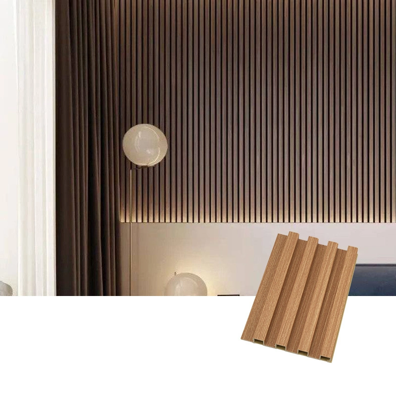 China Supplier Factory Price WPC Waterproof Wood Grain Wall Panel Boards for Interior Wall Decoration