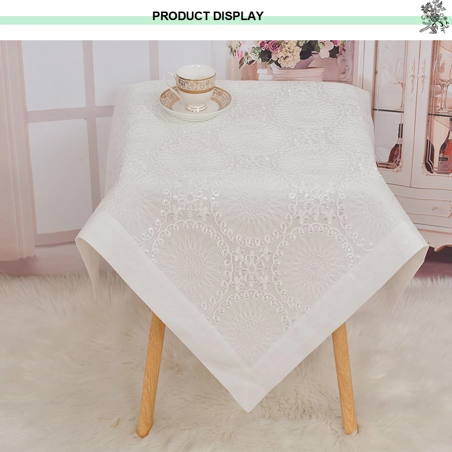 Jacquard Water Proof Yarn Dyed Polyester Tablecloth