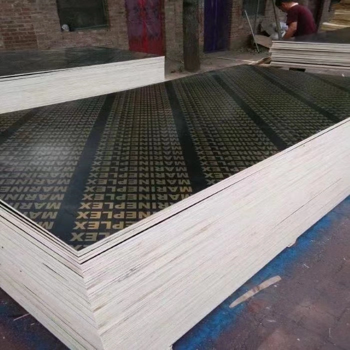 1220*2440*12mm Korinplex Poplar Core Finger Joint Film Faced Plywood for Indonesia Market