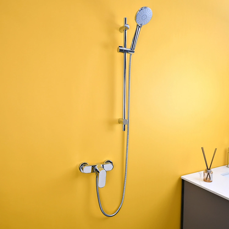 Sanipro открытые латуни с другой стороны в ванной комнате есть душ и водопадом дождь ползунок установлен душ
