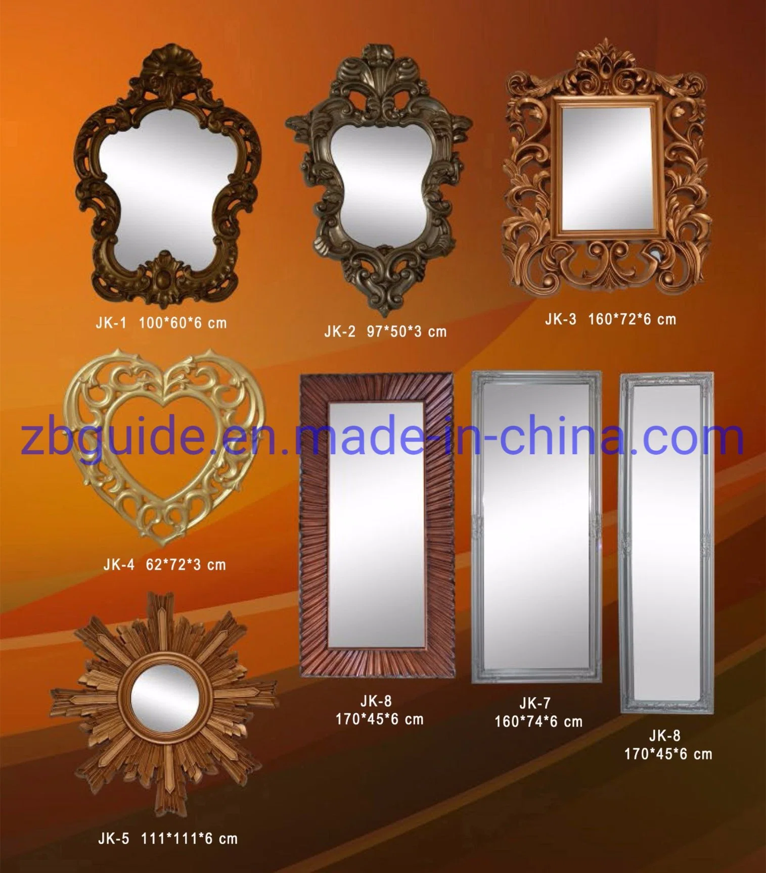 Mirror & Picture Frame Moulded Polyurethane Foam for Building Decoration