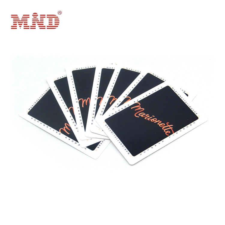 Custom Logo Printing Picture Game PVC Materials Playing Paper Poker Cards