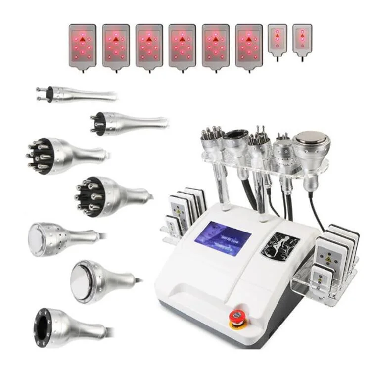 Health and Beauty Vacuum Cavitation System Fat Burner Cavitation Machine 9 in 1 Weight Loss Fat Reduction, Body Sculpt Machine