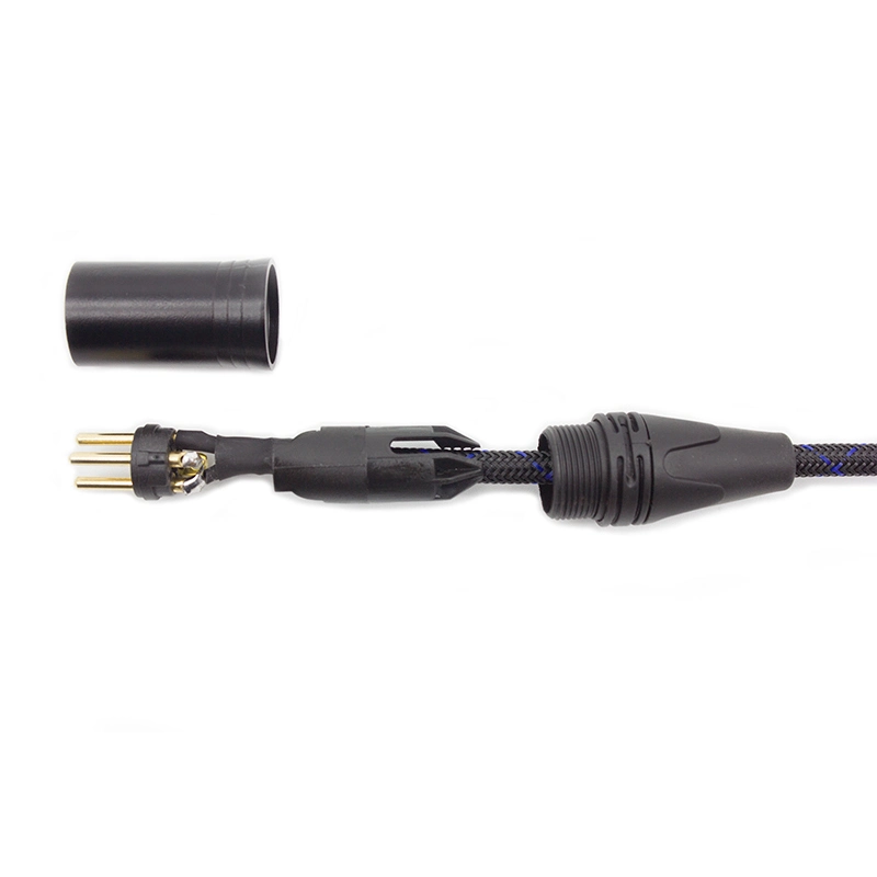 Audio Flexible V Cable with Connector XLR Male to 2XLR Female Plug