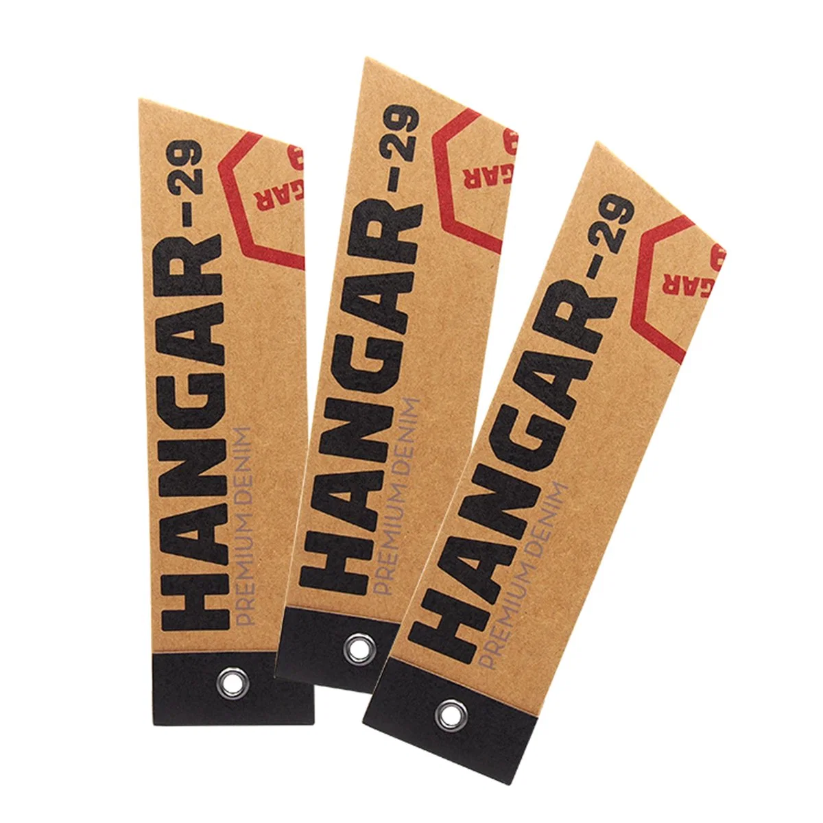 Eco Friendly Recycle Brown Kraft Paper Hang Tags for Clothing with String