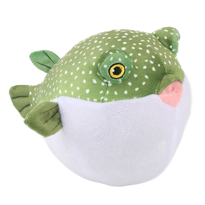 20cm Cute Soft Plush Globefish Toy Cuddly Round Puffer Fish Stuffed Animal