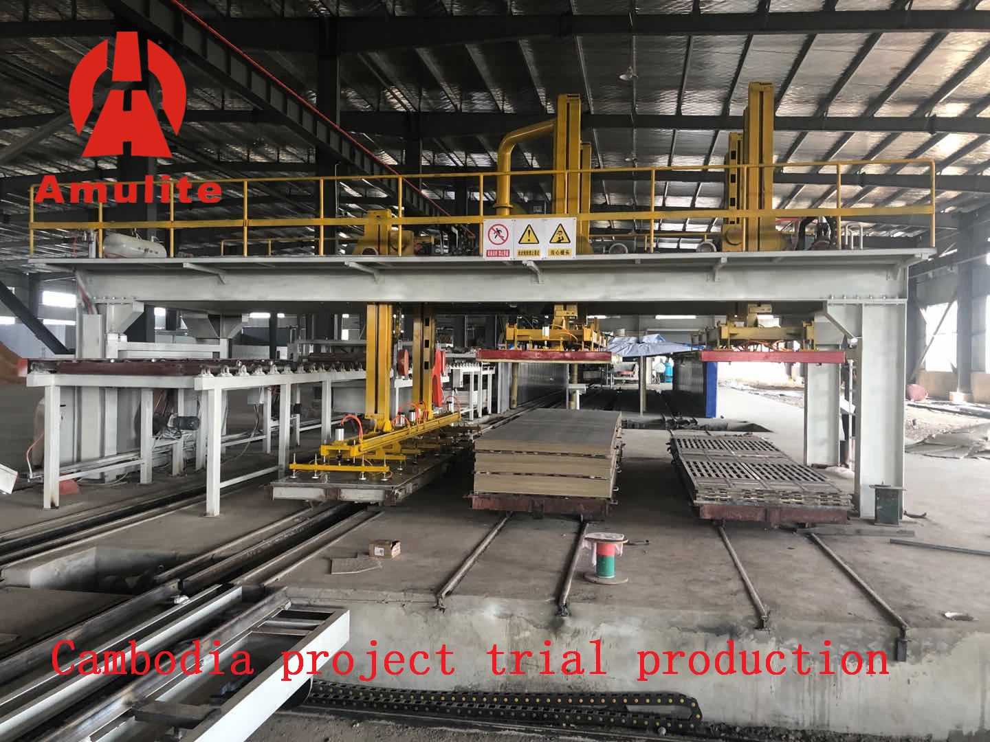 2020 Fully Automatic Calcium Silicate/Fiber Cement Board Production Line