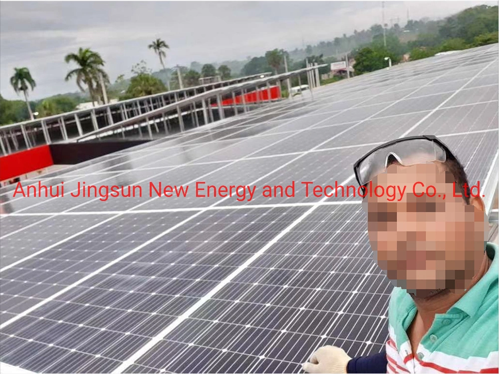 Jingsun solar y eólica Hybrid 5kw de energía Solar Fotovoltaica Energía renovable de energía del Panel System