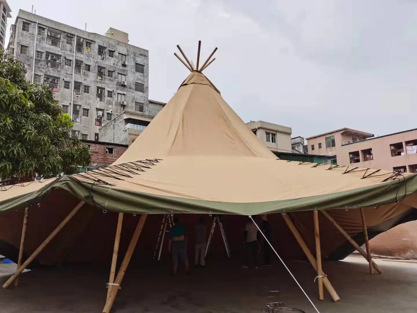10,3m Nordic Giant hat Kata Tipis Zelte für Events und Festivals