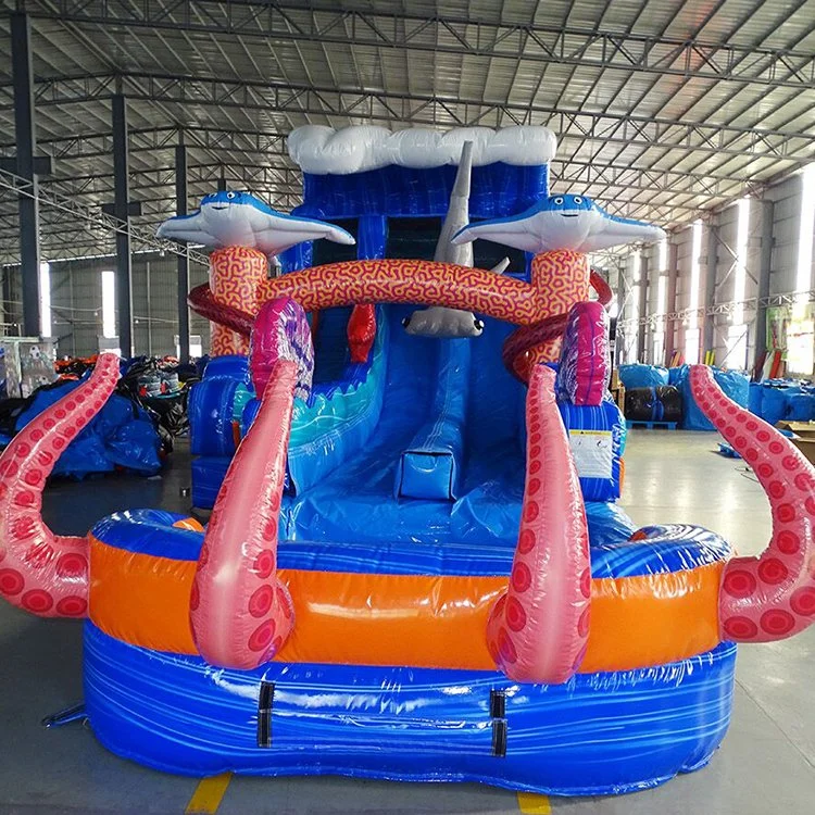 Hot Sale Popular Custom Cheap Jumping Castles Combo Huge Outdoor Giant Commercial Kids Adult Size Inflatable Water Slide