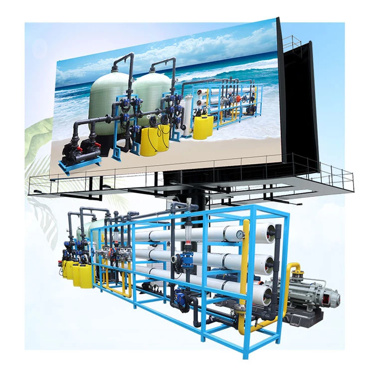 Large Scale 10000lph Solar Power Seawater Desalination Equipment Water Treatment Plant