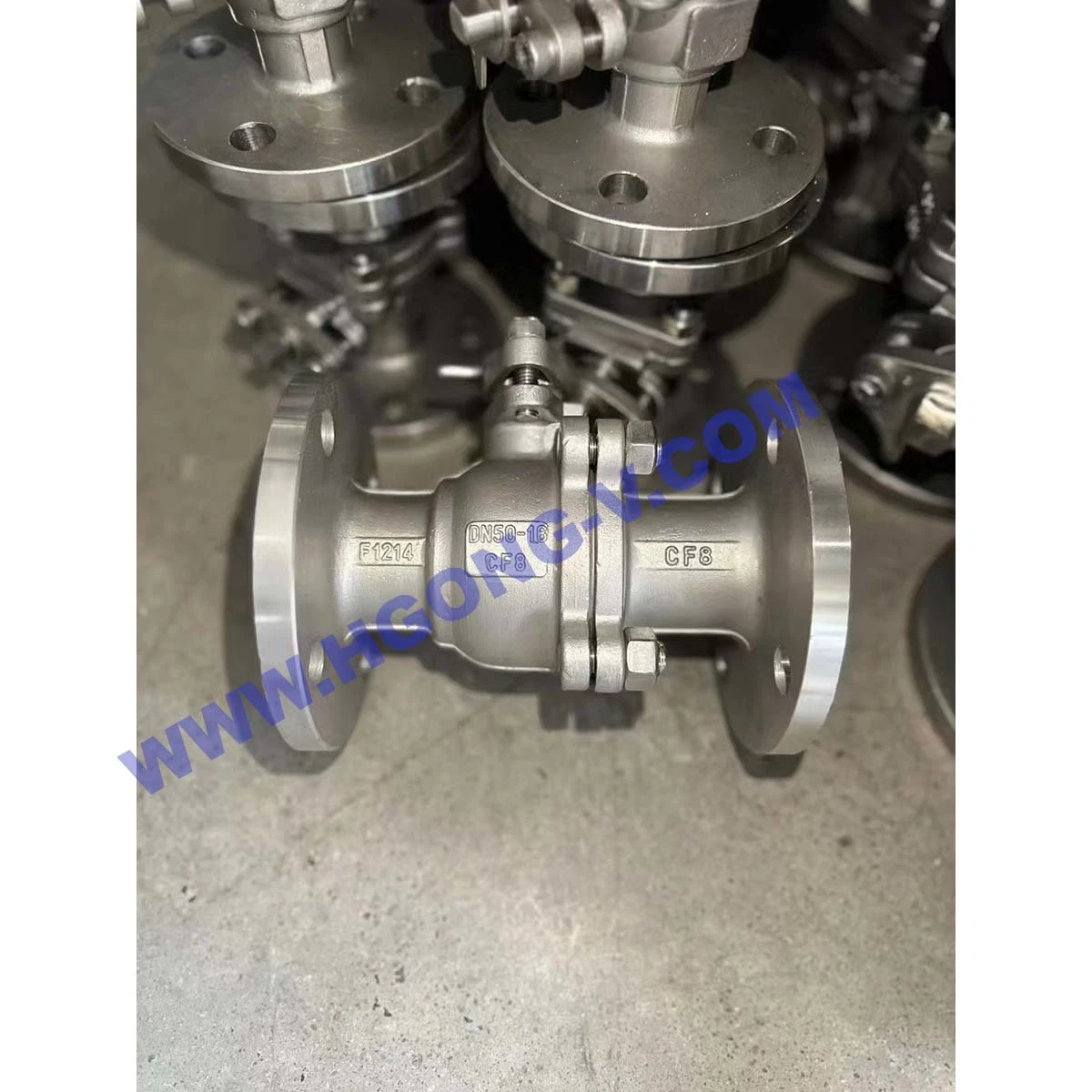 DIN/API Q41f Pneumatic 2PC Stainless Steel Wcb PTFE Seat Forged Flange Ball Valve for Gas