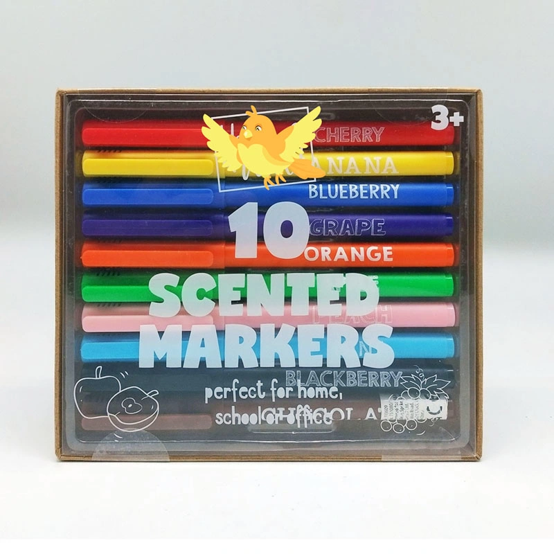 Office School Stationery Art Supplies 10 Metallic Marker Pen Set