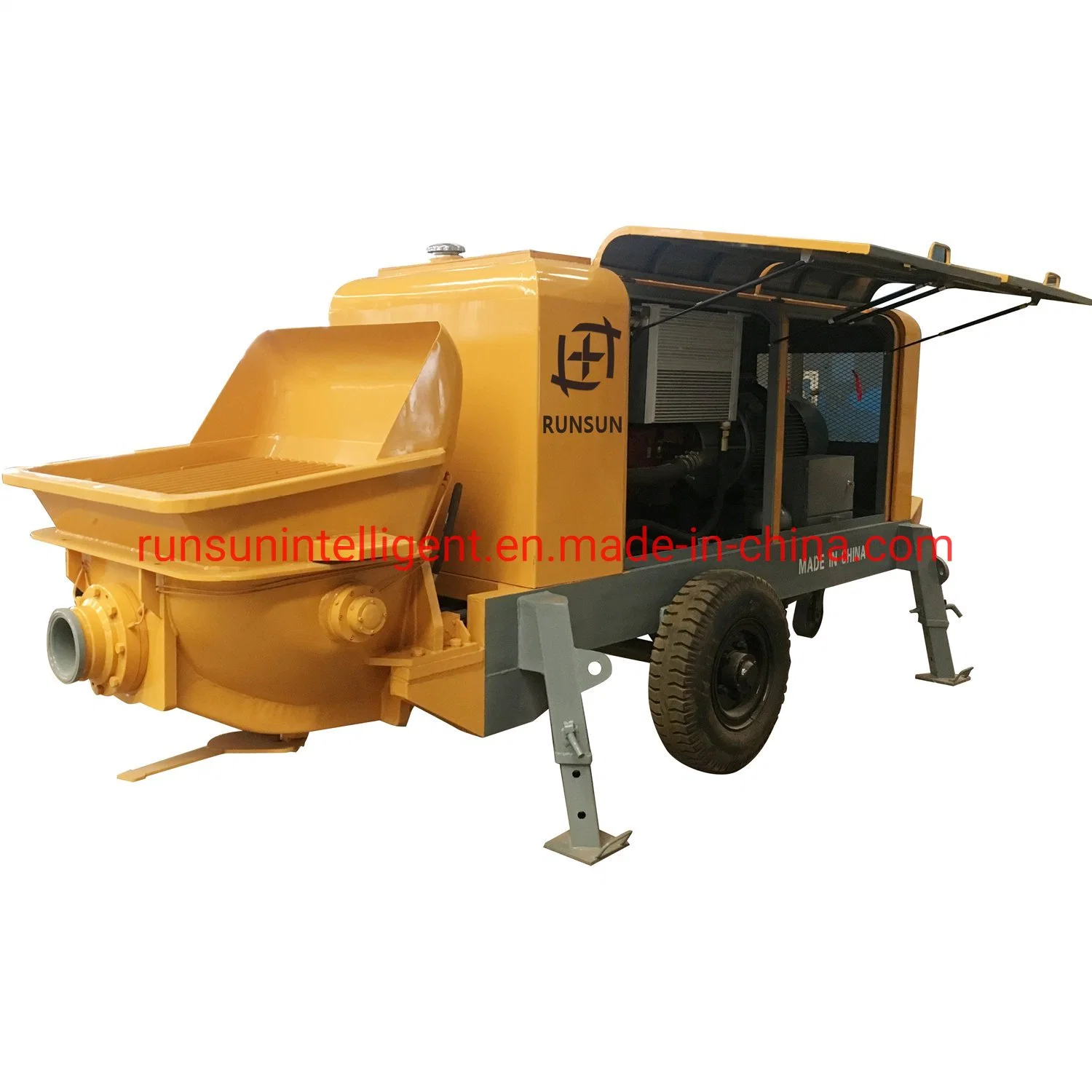 Runsun Hbt60 Electric Motor Stationary Concrete Pump