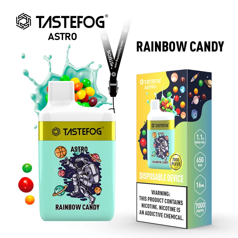 Zbood Customize Tastefog Astro 7000 Puffs Nikotin Fog Poco Punk Electronic Hookah Price Disposable/Chargeable Vape