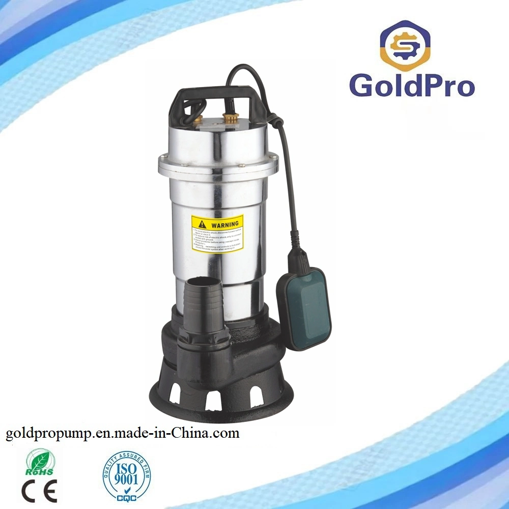 Copper Winding Submersible Sewage Pump with Cutting Impeller for Dirty Water