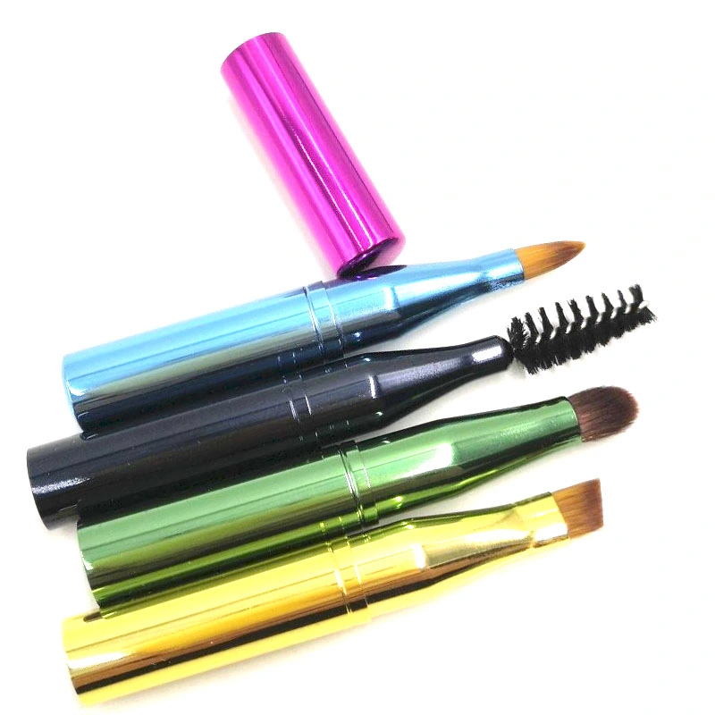 Multi-Function Separable 4 in 1 Eye and Lip Cosmetic Brush Magic Pen Colorful Makeup Tools