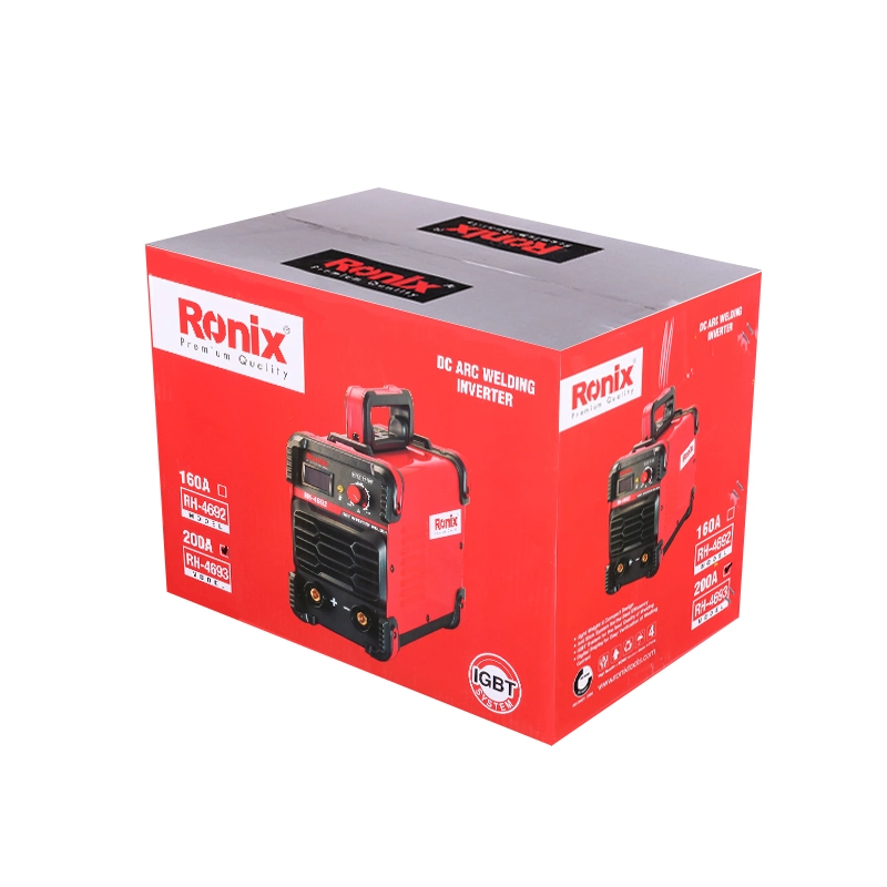 Ronix New Rh-4693 8.2kVA 200A High quality/High cost performance  DC Arc Portable Inverter Arc Welding Machine