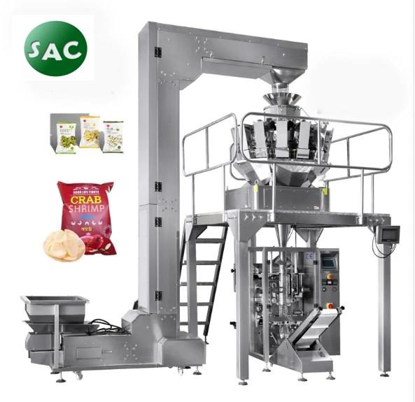 Hot Selling Potato Chips Erdnussnüsse Reis Getreide und andere Verpackungsmaschine Für Lebensmittel