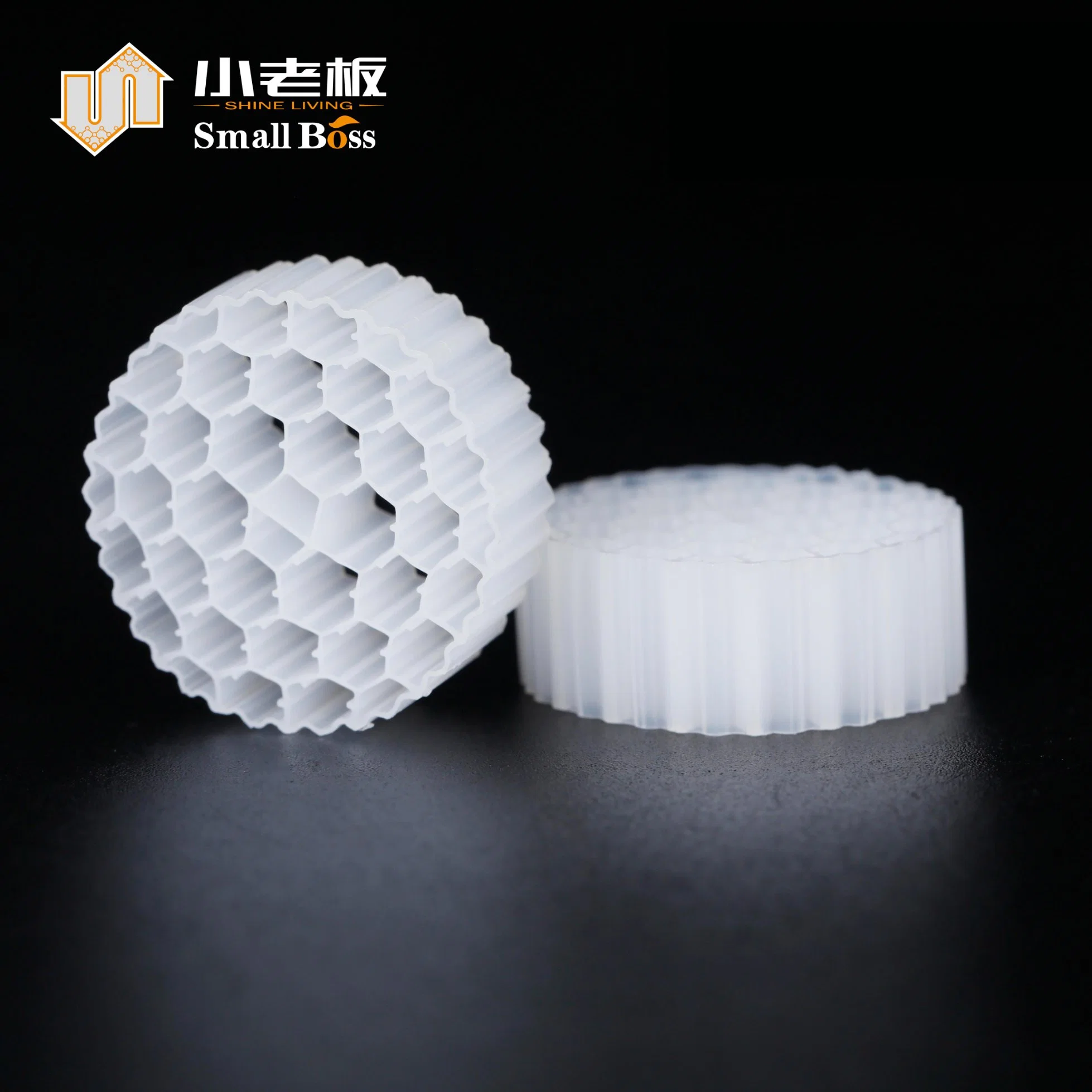 Mbbr Bio Media Size 25*10mm Virgin HDPE Material Plastic Filter Carrier