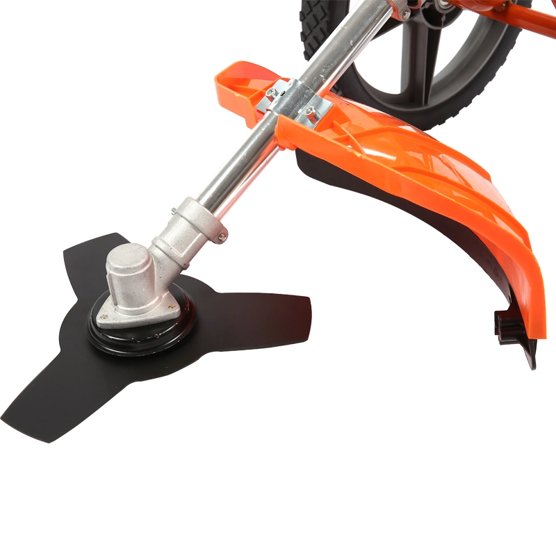 Um Wheeled Gasoline Hand Push Brush Cutter