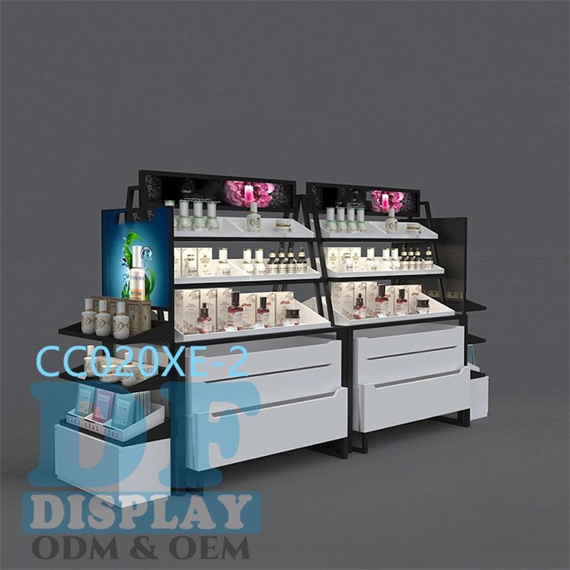 Exposicion Estética personalizada Shopping Mall Showcase Retail Perfume Store Mueble Estética Display Cabinet