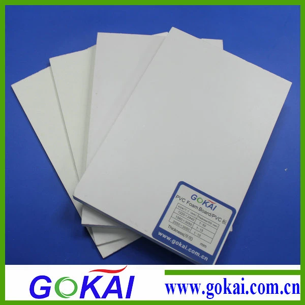 High Density 1.2g/cm3 White or Colored PVC Celuka Foam Board