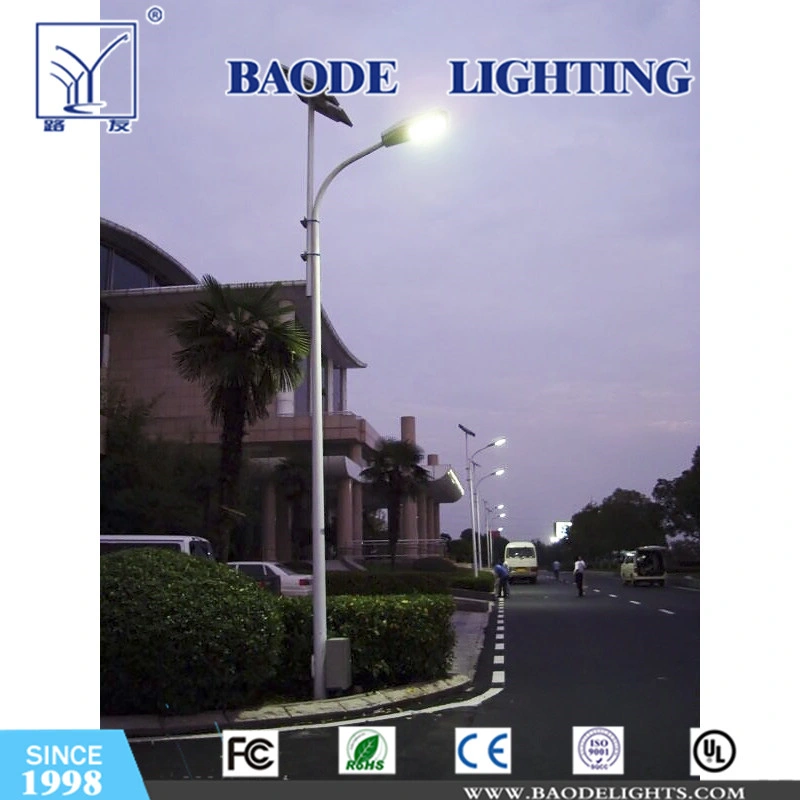 ISO 9001 IP67 Solar Light 6m Lighting Pole 36W LED Street Lamp