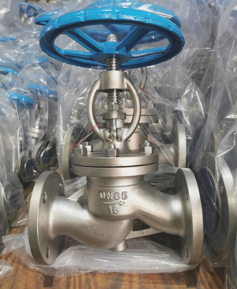 304/316 Stainless Steel Flanged Globe Valve J41W High Temperature and High Pressure for Heavy Duty