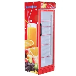 Self-Closing Door Design Bottle Cooler Refrigerator for Supermarket Equipment