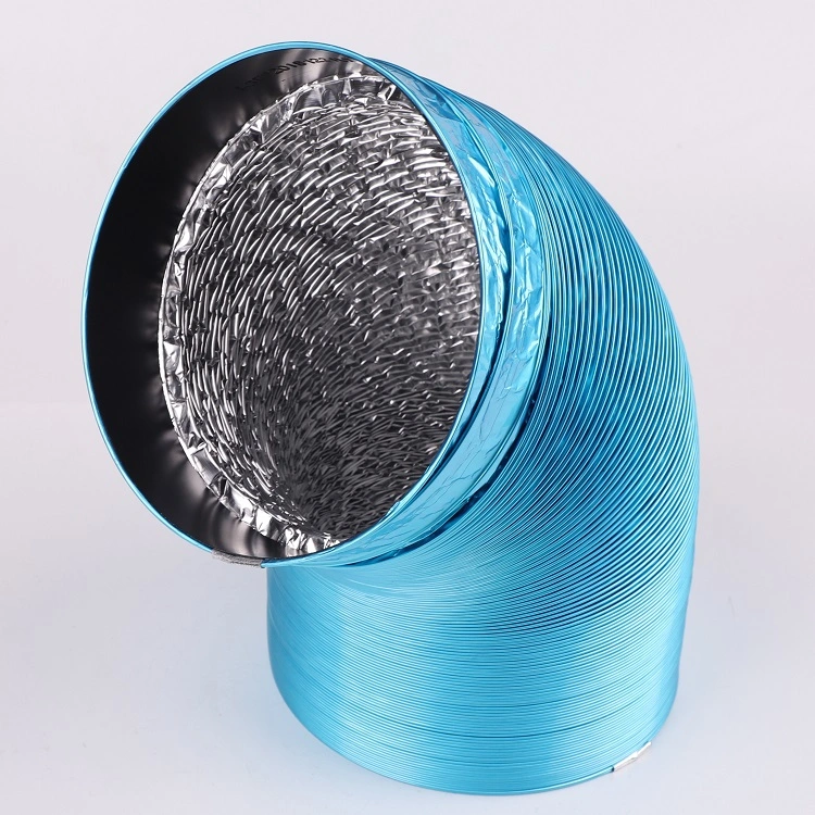 Ventilation Aluminum Flexible Duct Pipe for Riveting Connector