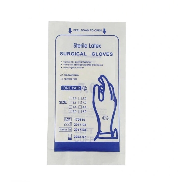 Medical Latex Sterile Powder Free Nitrile Disposable Sterile Surgical Gloves