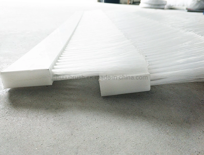 China White Nylon Bristle Sealing Brush Strip