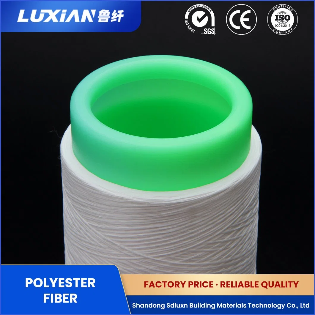 Sdluxn Fiber Building Material Lxdg Modified Polyester Spun Polyester China Heat-Resistant Polyester Staple Fiber Flling Manufacturers