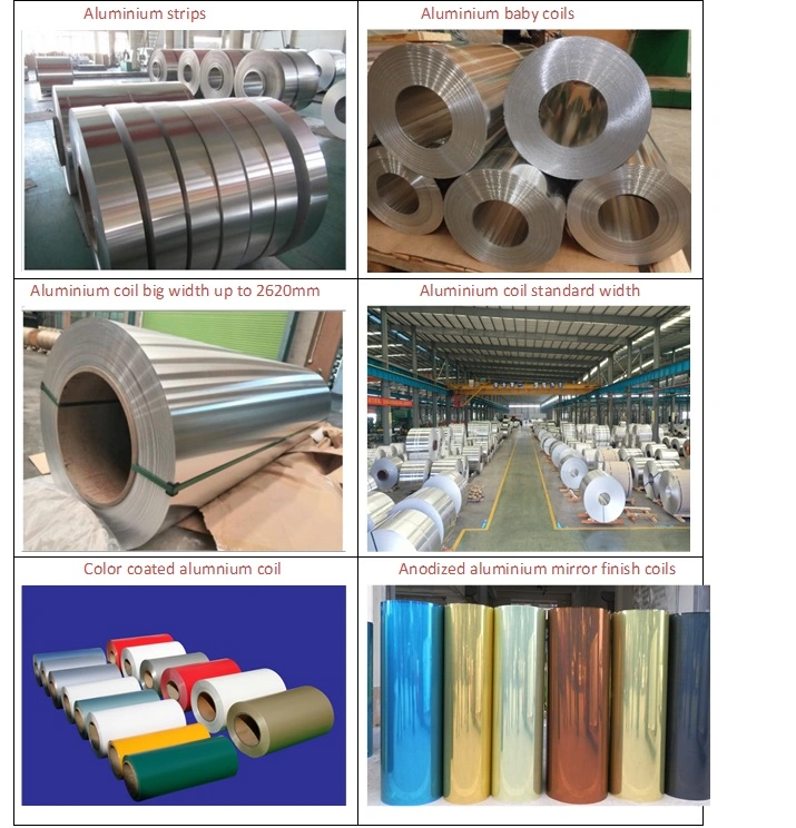 Aluminum/Aluminium Coil A1050 A1100 A3003 A3105 A5052