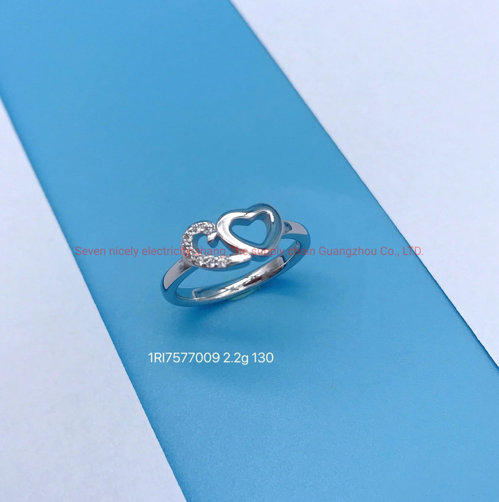 OEM Custom Mode Bijoux argent 925 Bijoux cadeau délicat attrayant anneau pour partie charmante dame élégante de haute qualité minimaliste Ring