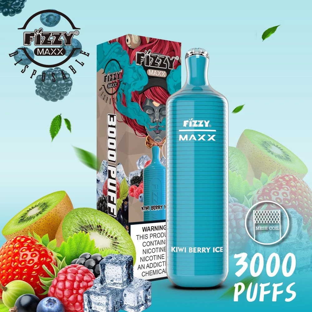 Puff 3000 de alta qualidade Petillant Original Maxx Vape descartáveis Pen 1400mAh cigarro Eletrônico