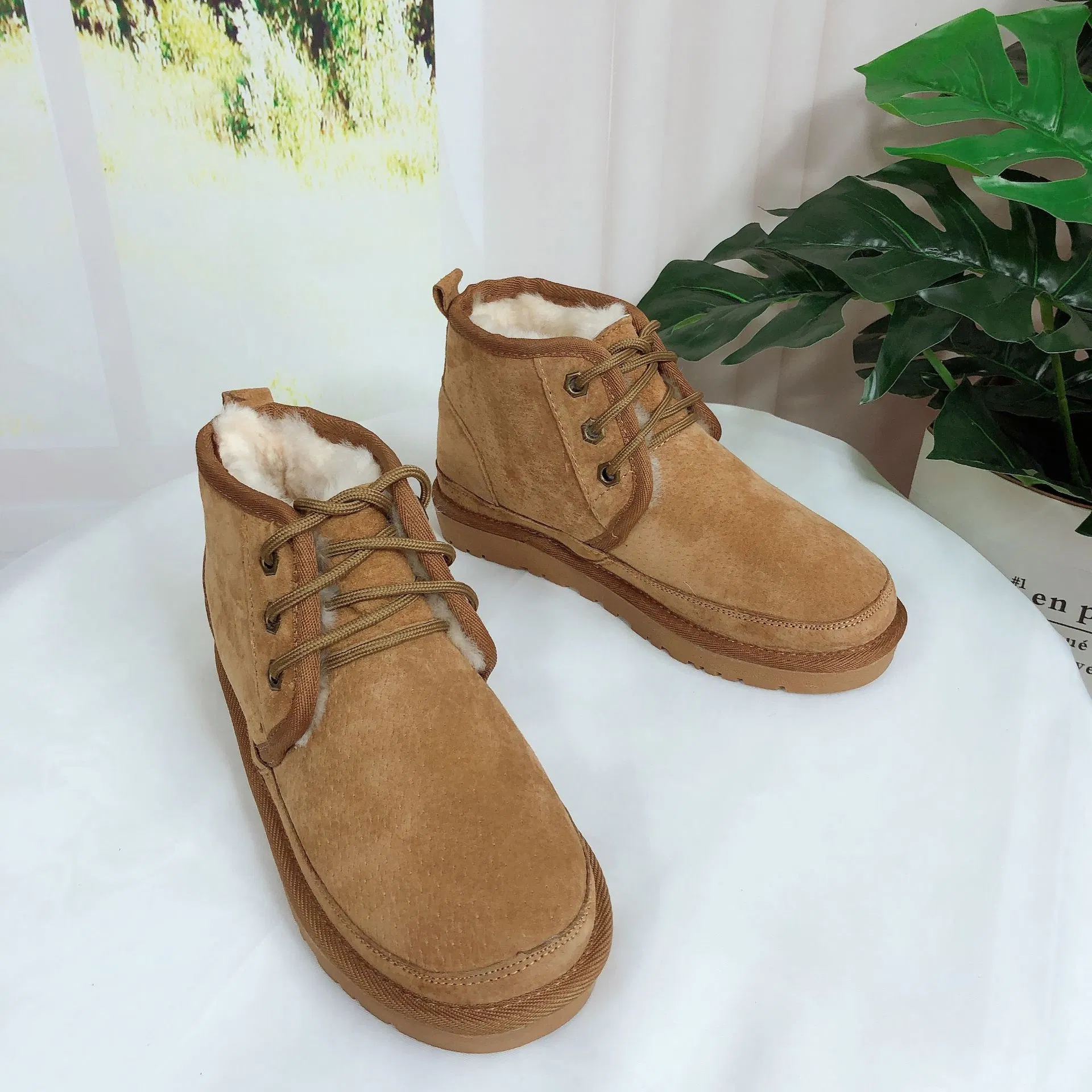 Wholesale Winter Warm Real Wool Fashion Chaussures pour femmes S Snow Boots