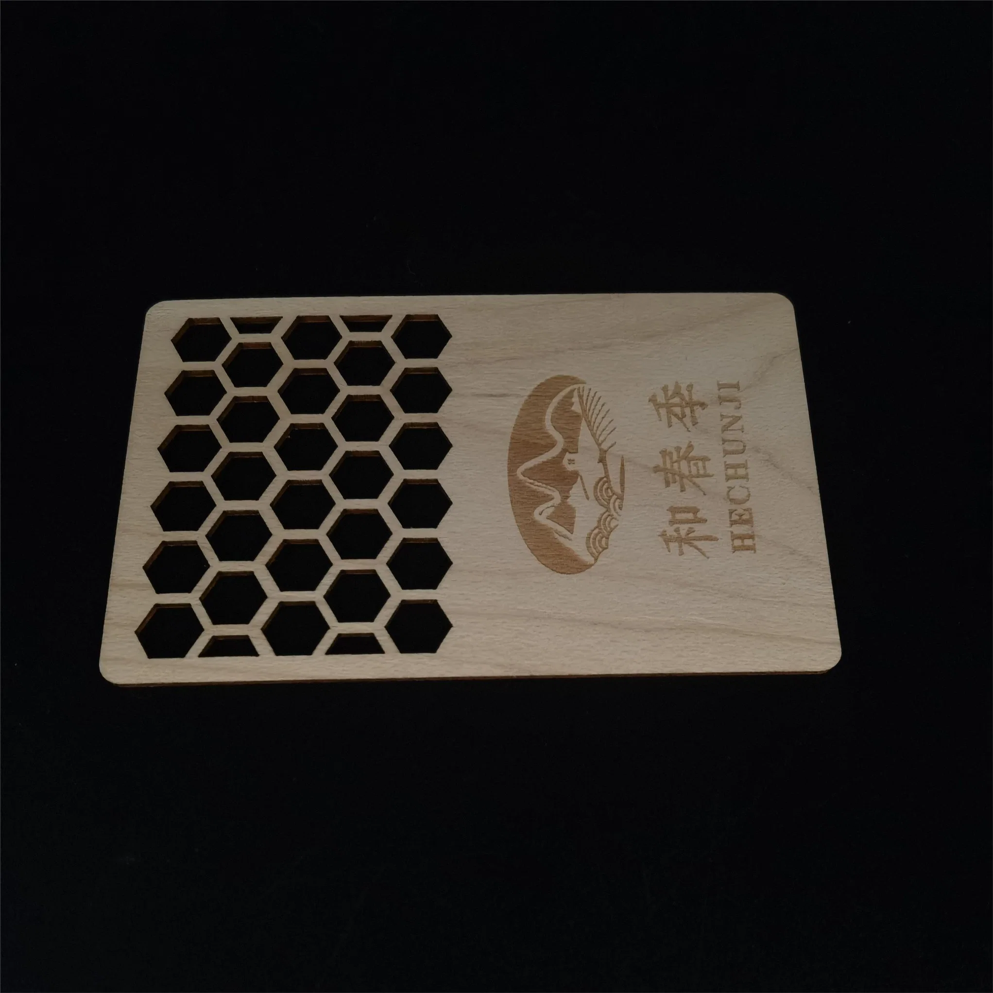 Free Sample Business Blank Card NFC Ntag 213 Bamboo Wood Card