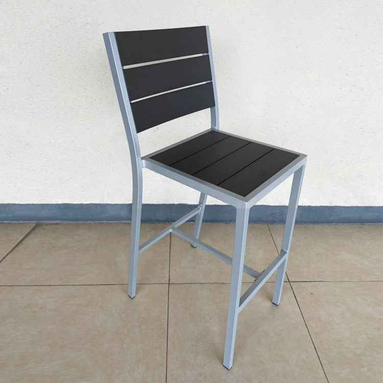 Popular Home Decoration High Seat Bar Chair for Outdoor Furniture Backyard Garden Patio Metal Chair